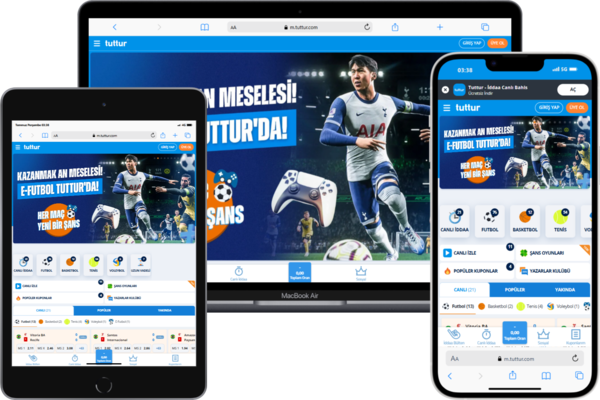 tuttur mobil masaüstü tablet görünümü